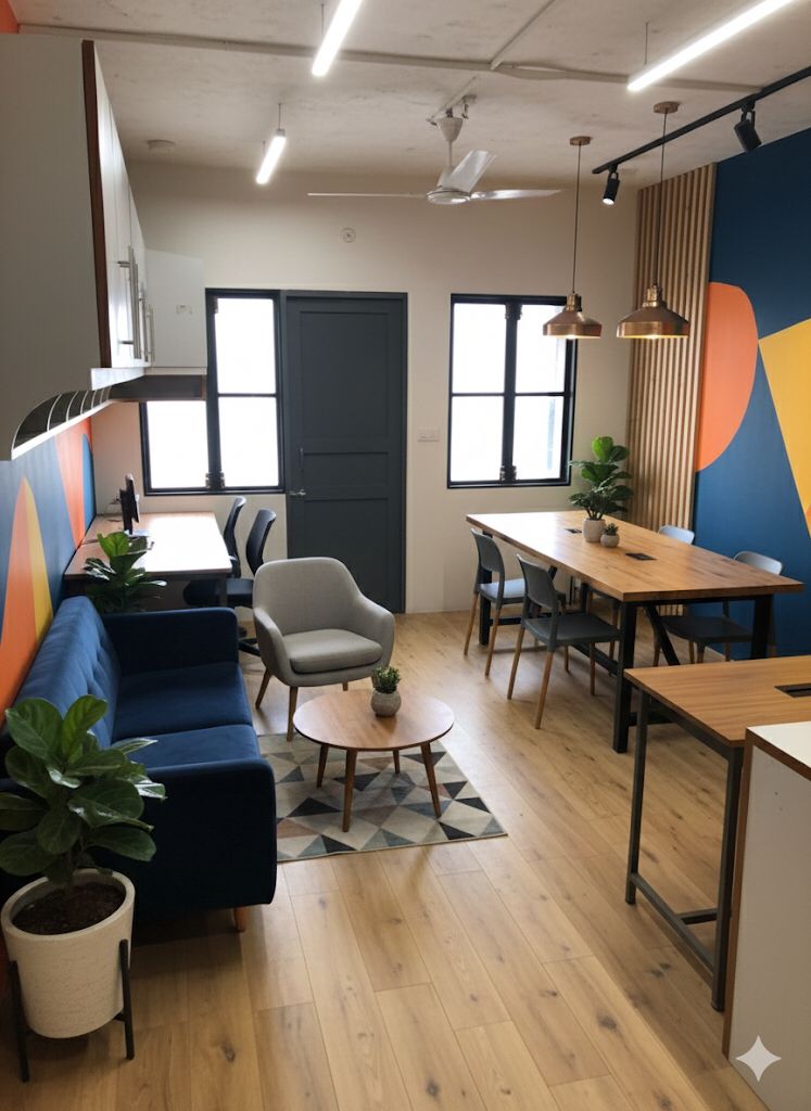 Cospaze Haldwani — interior workspace